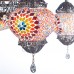 Authentic Filigree 6-Piece Ceiling Pendant Lamp Plafoner Chandelier Mosaic Lamp